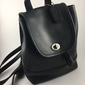 Coach Leather Mini Backpack
